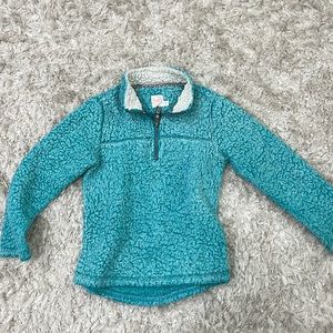 Girls Sherpa Half Zip Pullover - Size 6 Small